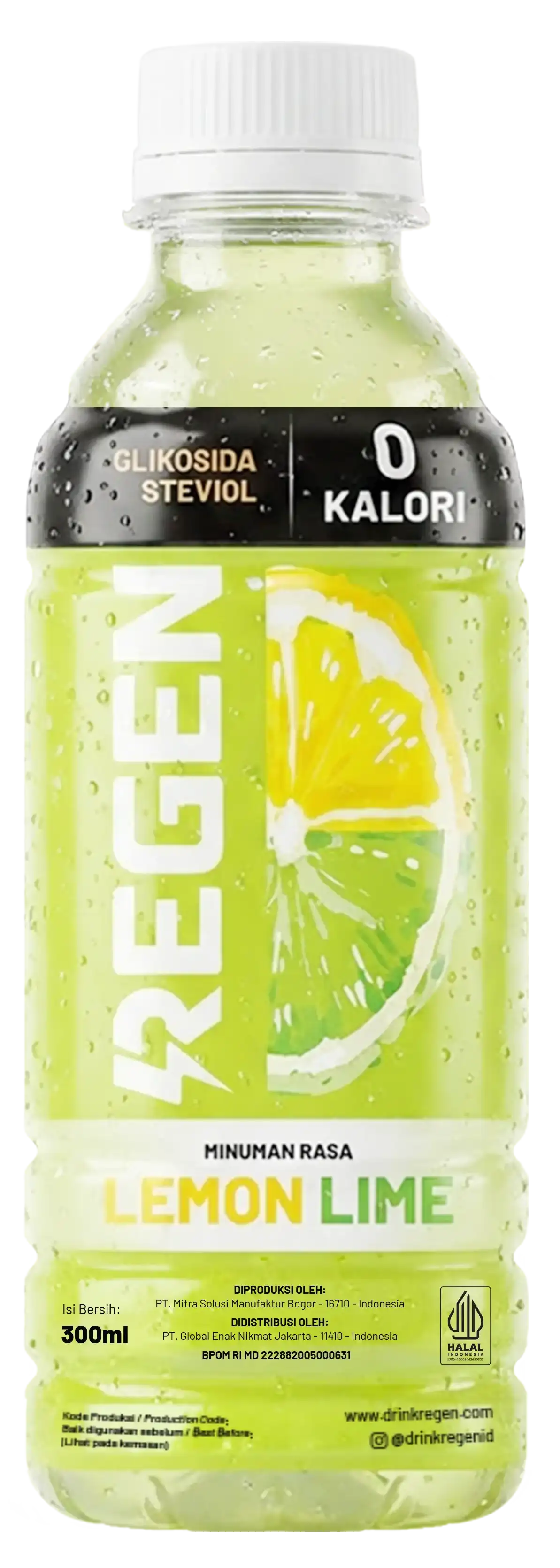 Regen Lemon Lime 300ml - stevia